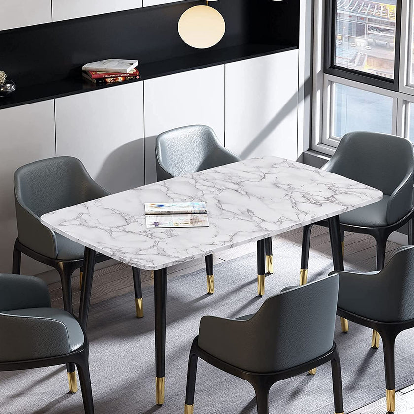 White Marble Peel and Stick Wallpaper 24