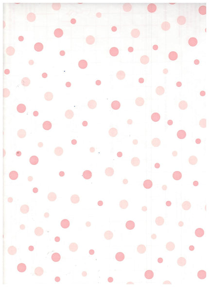 Kittrich Corporation 09F-C9T73-01 Petite Pink Polka Dots Contact Paper, Pink