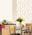 Norwall Wallcoverings  FK78462 Fresh Kitchens 5 Cherry Wallpaper Border Red, Green