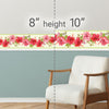 GB20031 Hibiscus and Butterfly Peel and Stick Wallpaper Border 10