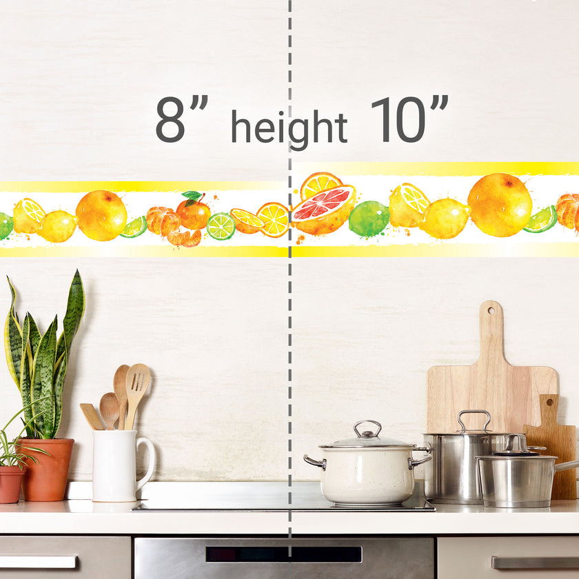 GB50111 Citrus Splash Peel and Stick Wallpaper Border 10