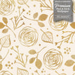 GW5291 Watercolor Beige Gold Abstract Floral Peel & Stick Wallpaper Roll 20.5in W x 18ft L