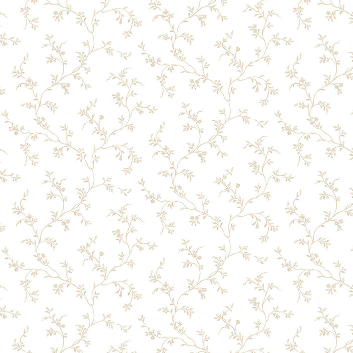 Norwall Wallcoverings Pretty Prints 4 AB27623 Allison's Trail Wallpaper Beige