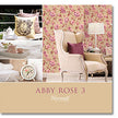 Norwall Wallcoverings AB27658 Abby Rose 3 Chic Rose Wallpaper Pink/Light/Green