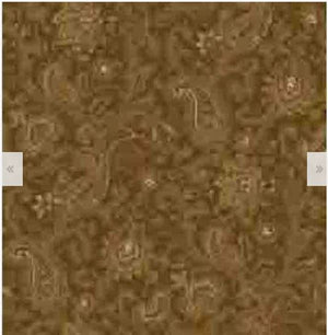 Warner FG36003 Paisley Swirl Wallpaper, Brown
