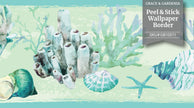 GB10011 Coral and Seashells Peel and Stick Wallpaper Border 10