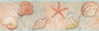 GB10021 Seashells Peel and Stick Wallpaper Border 10