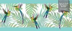 GB20011 Hummingbirds and Tropical Plants Peel and Stick Wallpaper Border 10