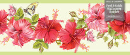 GB20031 Hibiscus and Butterfly Peel and Stick Wallpaper Border 10