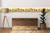 GB40020 Grace & Gardenia Wildflower Bloom Peel and Stick Wallpaper Border 10in Height x 18ft Long,Yellow Green Red