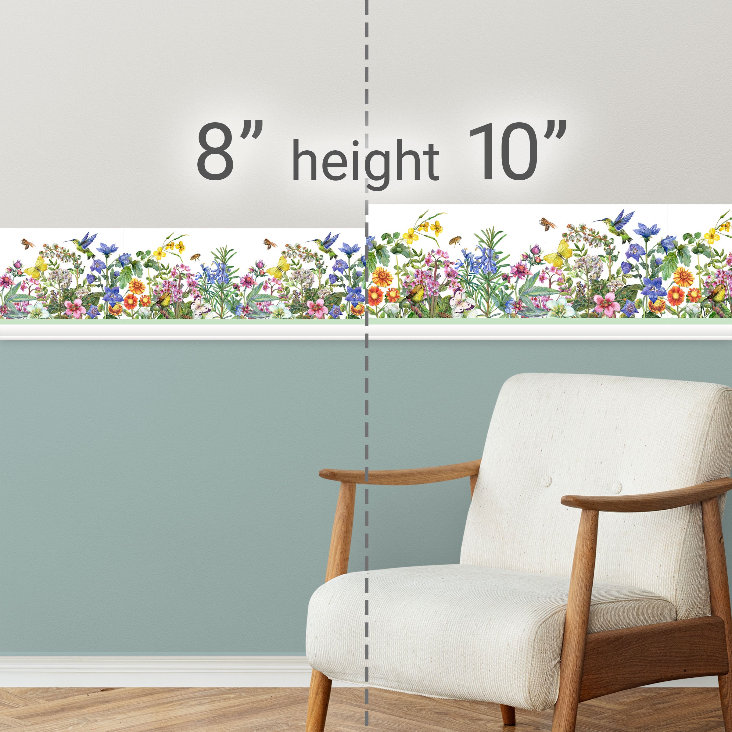 GB50072 Living Garden Peel and Stick Wallpaper Border 10,