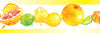 GB50111 Grace & Gardenia Citrus Splash Peel and Stick Wallpaper Border 10