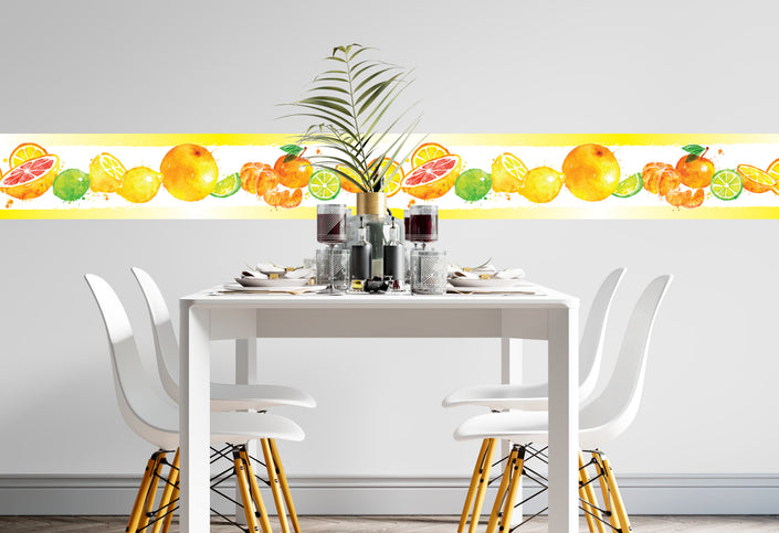 GB50111 Citrus Splash Peel and Stick Wallpaper Border 10