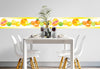 GB50111g8 Grace & Gardenia Citrus Splash Peel and Stick Wallpaper Border 8in Height x 18ft Yellow Orange Green