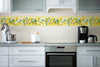 GB50121 Grace & Gardenia Lemon Flower Peel and Stick Wallpaper Border 10in Height x 15ft Yellow/Green/White