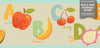 GB90111 Grace & Gardenia Fruit Alphabet Peel and Stick Wallpaper Border 10