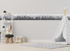 GB90150 Grace & Gardenia City Skyline Peel and Stick Wallpaper Border 10in Height x 18ft Long, Gray White