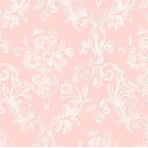 Patton GC29824 Floral Damask Wallpaper, Pink