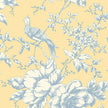 Patton GC29839 Floral Bird Toile Wallpaper, Beige