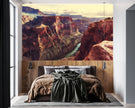 GM0240 Grand Canyon Wallpaper Mural, Premium Peel and Stick Material, Wall Decoration For Livingroom, Bedrooms and Offices, Orange, Beige, Gray