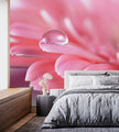 GM0380 Grace & Gardenia Water Droplet Flower Premium Peel and Stick Mural 156in wide x 112in height, Pink