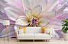 GM0700 Grace & Gardenia Dahlia Premium Peel and Stick Mural 156in wide x 112in height, Purple White