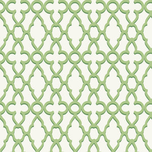 GN0051 Trellis Pattern Fine Wallpaper Roll size 26 inch Wide x 27 ft. Long, Green