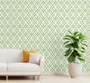 GN0051 Trellis Pattern Fine Wallpaper Roll size 26 inch Wide x 27 ft. Long, Green