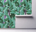 GP1004P2 Tropical Banana Leaves Premium Paper Peel and Stick Wallpaper Panel 26