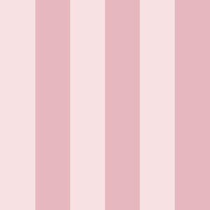 GN0061 Grace & Gardenia Pink and White Stripe fine Unpasted Wallpaper 26 In W x 18 Ft Pink