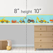GP1900291 Trucks and Tractors Premium Peel and Stick Wallpaper Border