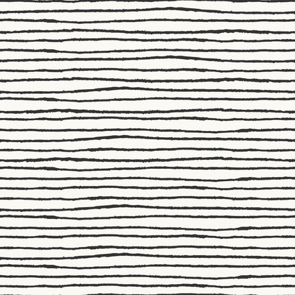 GP190031 Grace & Gardenia - Rough Paint Lines on White Premium Peel and Stick Wallpaper Panel 6' Ft High x 26