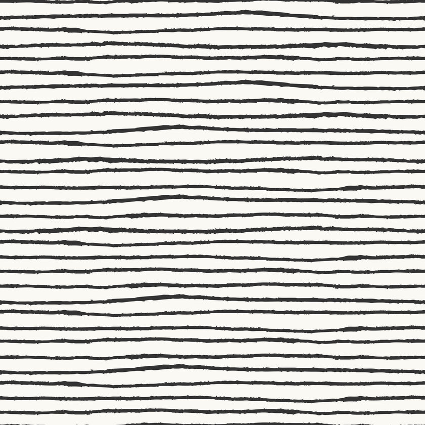 GP190031 Grace & Gardenia - Rough Paint Lines on White Premium Peel and Stick Wallpaper Panel 6' Ft High x 26