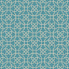 GP190052 Grace & Gardenia Hexagon Pattern on Blue Premium Peel and Stick Wallpaper Panel 6 Ft High x 26