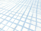 GW0061 Hand Painted Grid Peel and Stick Wallpaper Roll 20.5 inch Wide x 18 ft. Long, Light Blue/White