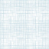 GW0061 Hand Painted Grid Peel and Stick Wallpaper Roll 20.5 inch Wide x 18 ft. Long, Light Blue/White