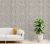 GW0091 Marble Herringbone Peel and Stick Wallpaper Roll 20.5 inch Wide x 18 ft. Long, Black/Gold