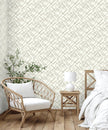 GW0151 Diagonal Rectangles Peel & Stick Wallpaper Roll 20.5in W x 18ft L, Gray