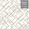 GW0151 Diagonal Rectangles Peel & Stick Wallpaper Roll 20.5in W x 18ft L, Gray