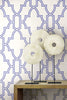 Tile Trellis Peel & Stick GW1005 Wallpaper Blue 20.5 in. x 18 ft. = 30.75 sq.ft