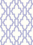 Tile Trellis Peel & Stick GW1005 Wallpaper Blue