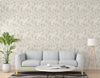 GW108031 Herringbone on Marble Peel and Stick Wallpaper Roll 20.5 inch Wide x 18 ft. Long, Gold/White/Gray