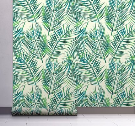 Blue and Green Palms