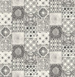 Grace & Gardenia Black and White Mosaic Tile Peel and Stick Wallpaper