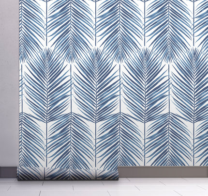 Tropical Blue Palm Leaf