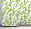 GW2131 Tropical Leaves Peel and Stick Wallpaper Roll 20.5 inch Wide x 18 ft. Long, Green