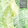 GW2164 Abstract Palms Peel and Stick Wallpaper Roll 20.5 inch Wide x 18 ft. Long, Green