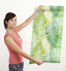 GW2164 Abstract Palms Peel and Stick Wallpaper Roll 20.5 inch Wide x 18 ft. Long, Green