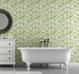 GW4031 Grace & Gardenia Farmhouse Yarrow Patch Peel and Stick Wallpaper Roll 20.5 inch Wide x 18 ft. Long, Yellow Green