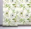 GW4051 Garden and Butterflies Peel & Stick Wallpaper Roll 20.5in W x 18ft L